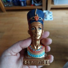 Small Painted Nefertiti Bust