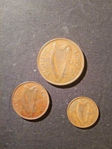 Irish 1937 copper joblot - 1937,