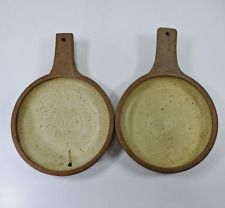 Tapas Aylesford Studio Pottery The Friars Handled Dishes Vtg Handmade Christmas 