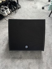 Yamaha DHR12M Active Powered Floor Monitor Speaker + Protective Cover