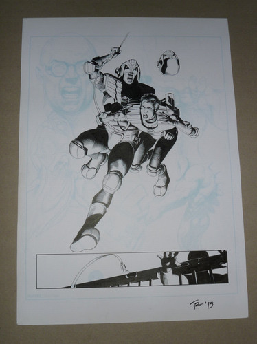 Judge dredd original signed - dredd,