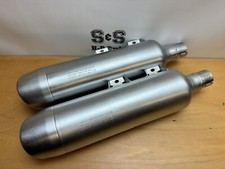 Harley-Davidson Exhaust Mufflers Silencers Satin Fat Bob 64900943 Euro 4 TUV