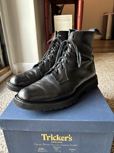 Trickers burford black - trickers,