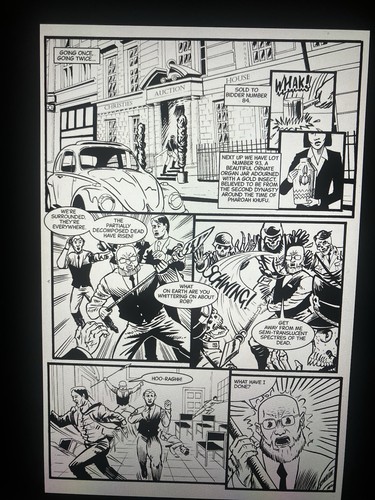 Two pages original - two, artwork
