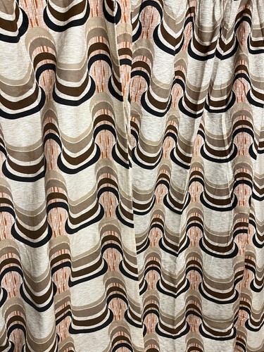 Retro vintage 70s curtains - vintage,
