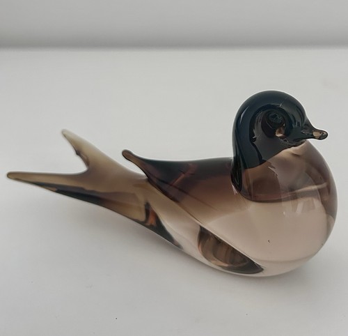 Murano glass bird swallow - glass,