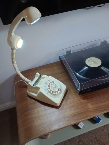 Upcycled rotary telephone - upcycled,
