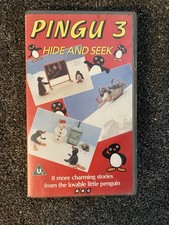 Pingu 3 Hide And Seek (1992, Uc) PAL VHS Video Tape - Children Kids - BBC