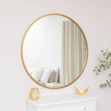 Extra large round gold framed