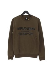 Replay Men's Hoodie S Green