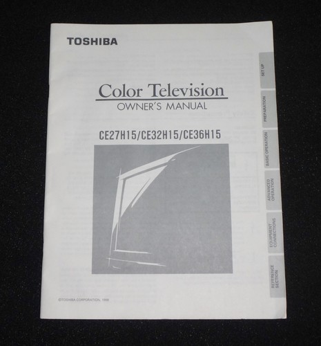 Toshiba owner manual - toshiba,