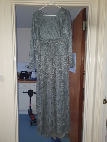 Grey lacey abaya - grey,
