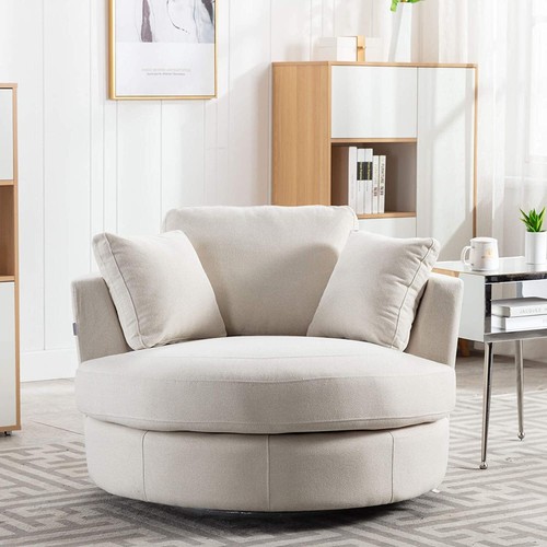 Swivel accent barrel chair - swivel,