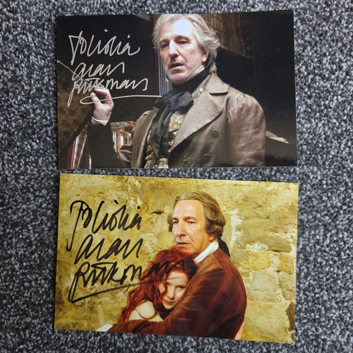 Alan rickman signed - rickman,
