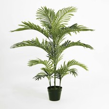 Blooming Artificial Indoor Paradise Palm Tree - 3ft-7ft Large House Plant Green