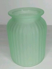 Vintage 6" Green Ribbed and