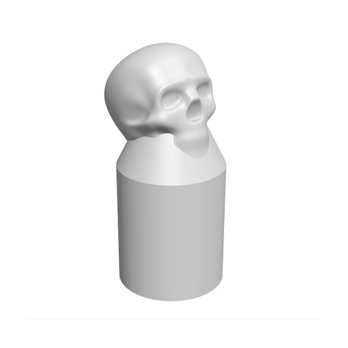 Skull radiator thermostat - skull,