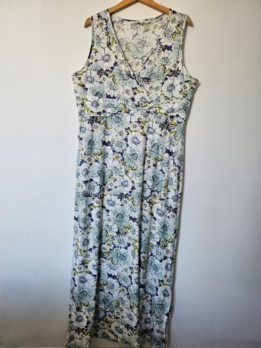 Adini green blue floral - &,