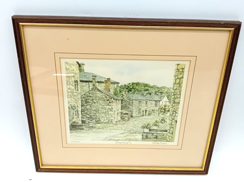 Signed art print grassington - art,