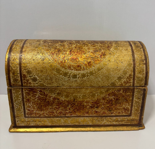 Antique kashmir hand painted - kashmir,