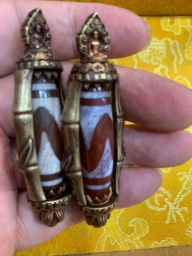 Two rare tibetan brass - two,