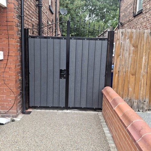 Heavy duty arched drive gate - heavy,