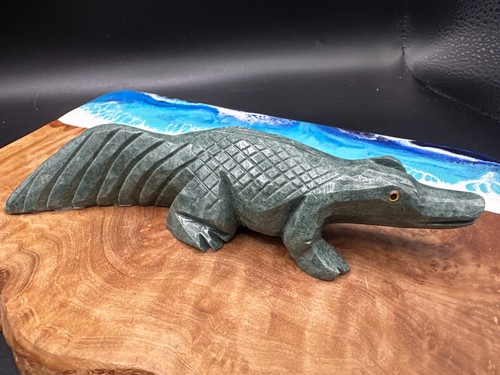Crystal crocodile aventurine - crocodile,