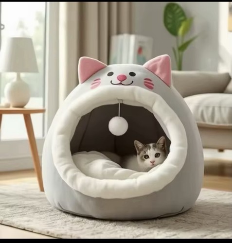 Cat cave bed - cave, cozy