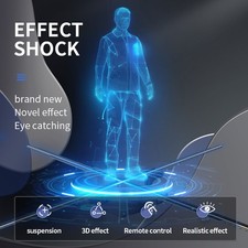 4 Blades 3D Hologram Fan
