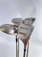 Donnay Golf Ladies Driver Fairway Set 1,3,5&9 Woods Graphite /New Grips /11710