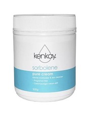 Kenkay Pure Sorbolene Cream 500g Jar Gentle Moisturiser Fragrance & Paraben Free