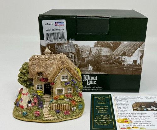 Signed lilliput lane away - signed, from