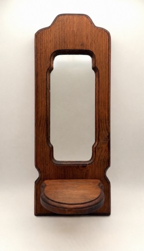 Vintage mirrored wooden wall - vintage,
