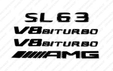 Set Gloss Black Emblems