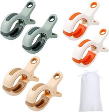 6pcs Beach Towel Clips Pegs