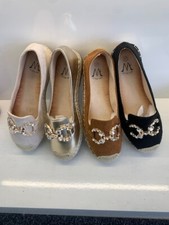 Ladies Canvas Slip On Memory