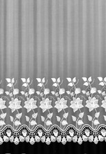 AMY LUXURIOUS MADE TO MEASURE WHITE PURE SOFT VOILE  ~ Any Size