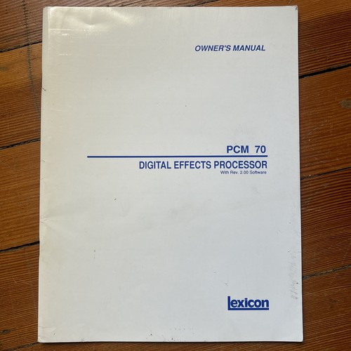 Lexicon pcm rev 2 - 70, 2.0