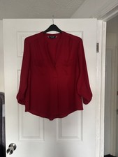 Principles Red Blouse Size 12