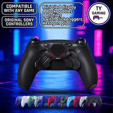 PS5 DualSense WITH four back buttons paddles. Scuff. Oled display. Latest model!