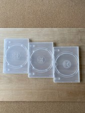 Empty Clear DVD Case X3 -