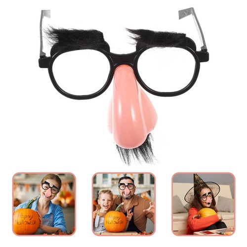 Reusable silly glasses with - silly,