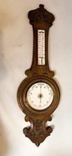 Antique carved oak banjo - carved,