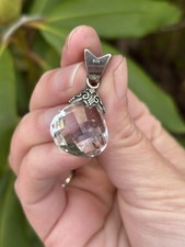 925 Silver Mounted Faceted Cut