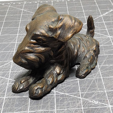 Cast metal terrier incomplete