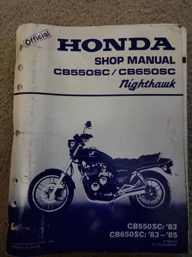 Honda cb550sc cb650sc - 83-85,