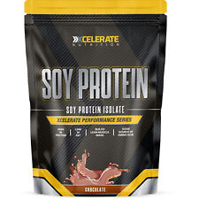 XCelerate Nutrition Soy Protein 1kg/2kg/5kg Vegan protein Powder All Flavours