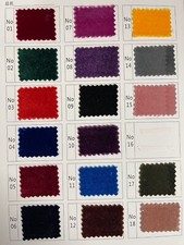Plain soft velour velvet - plain,