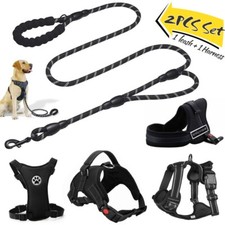 Pet Dog Puppy Harness Lead Reflective Breathable Soft Mesh Vest and Leash Set
