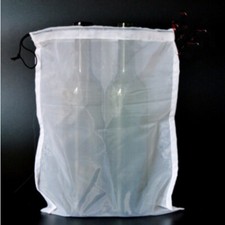 24" x19" Brew Mesh Bag w/ String Food Grade Wine Beer HomeBrew Bucket Filter